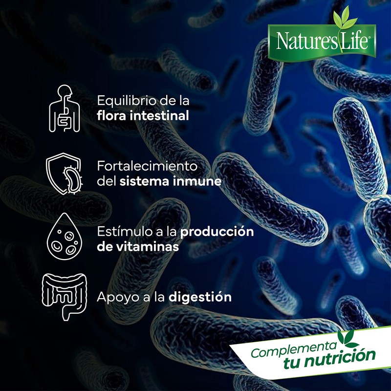 Nature´S Life Prebioticos & Probioticos 30 Caps.