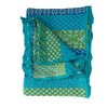 Invero, Pattern Scarf Flora, 100% Cotton (KBA), Caribbean