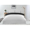 Emma Barclay Lyla Reversible Duvet Set in Black/White - Single