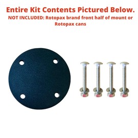 Rotopax Heavy-Duty Mount Backing Plate Kit for Off-Road Ladder with Hardware