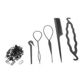 FOMIYES 1 Set Hair Styling Tool Set Multi Functional Invisible Bun Maker Braiding Tool for Women for Beginners