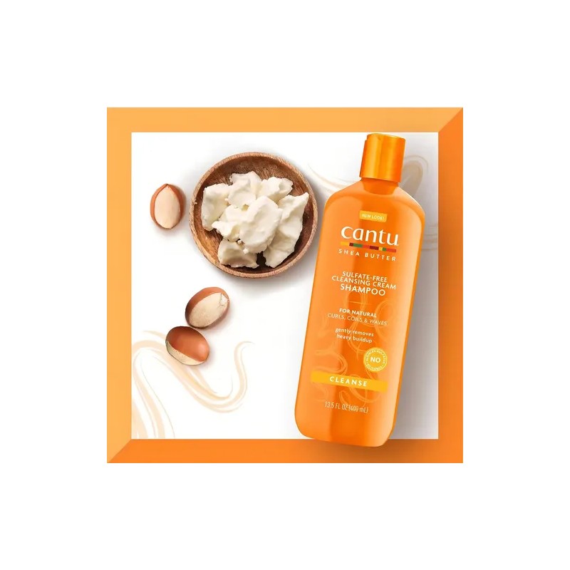 Shampoo Para Rulos 400 Ml Cantu Manteca De Karite