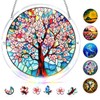 Cherry Blossom Acrylic Puzzle Suncatcher, DIY Suncatcher Puzzle Decor