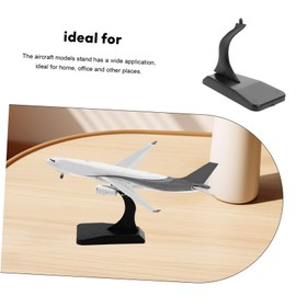 VILLFUL 2Pcs Plastic Model Stand for Aircraft Display Durable Airplane Rack with Stable Base for Desktop Model Showcases and Collectibles for Home Retail Use
