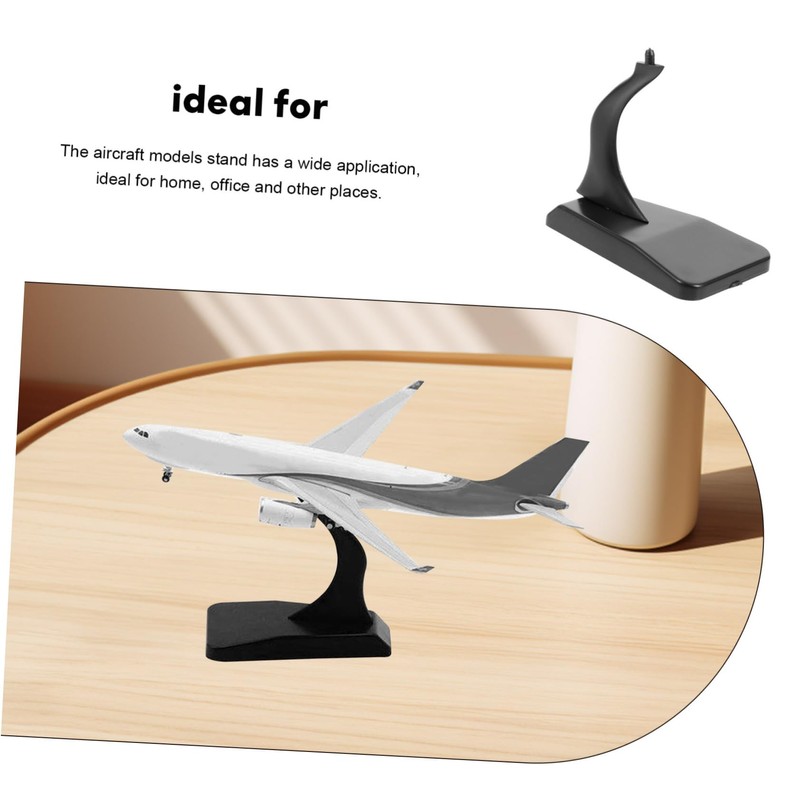 VILLFUL 2Pcs Plastic Model Stand for Aircraft Display Durable Airplane
