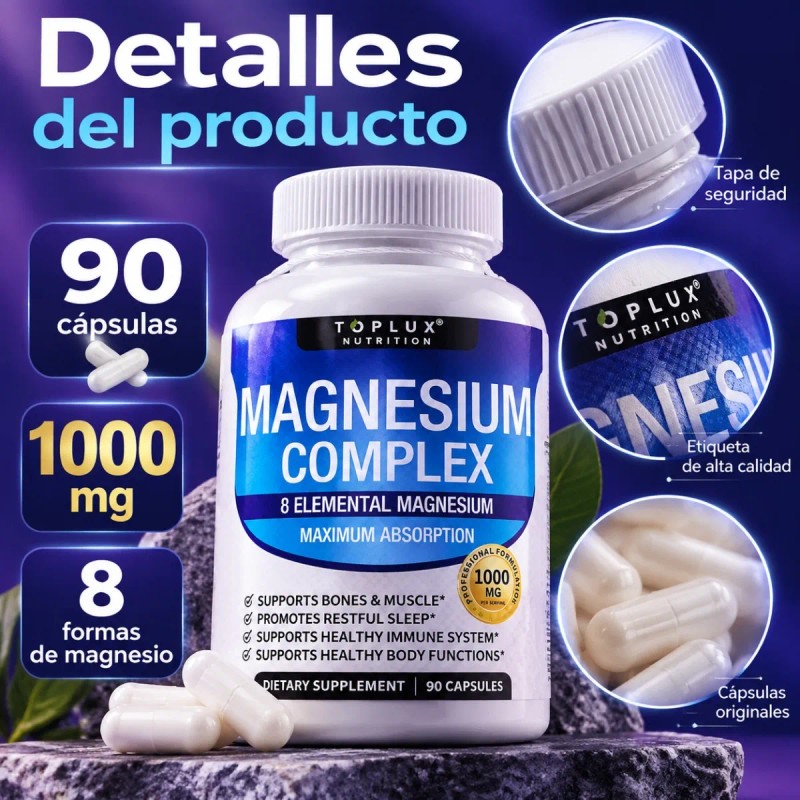 Magnesium 8 Forms Natural Supplement