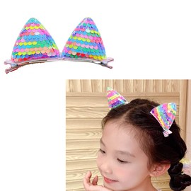 Glitter Bow Hair Clips for Girls Bowknot Hair Barrettes Hair Bows for Girls Sparkly Hair Bow Clip Bows Hair Accessories for Daughter Glitter Sequins Bow Bowknot Hair Clips