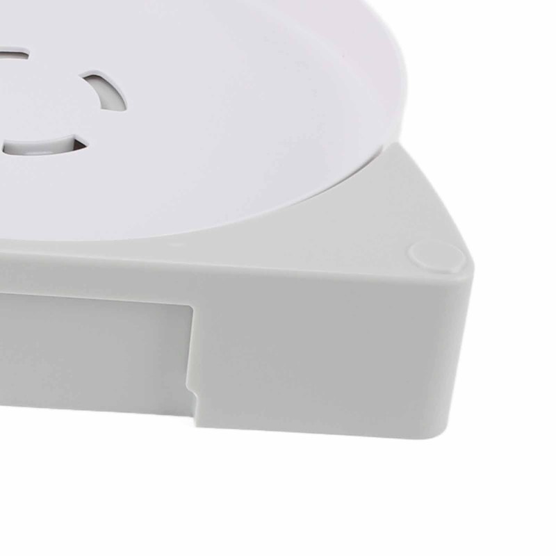 Shower Caddy Corner Rotate Wall Mount Easy Install Modern Plastic