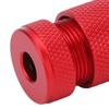 Adjustable Drill Stop Collar Aluminum Alloy Red Anti Slip Nylon