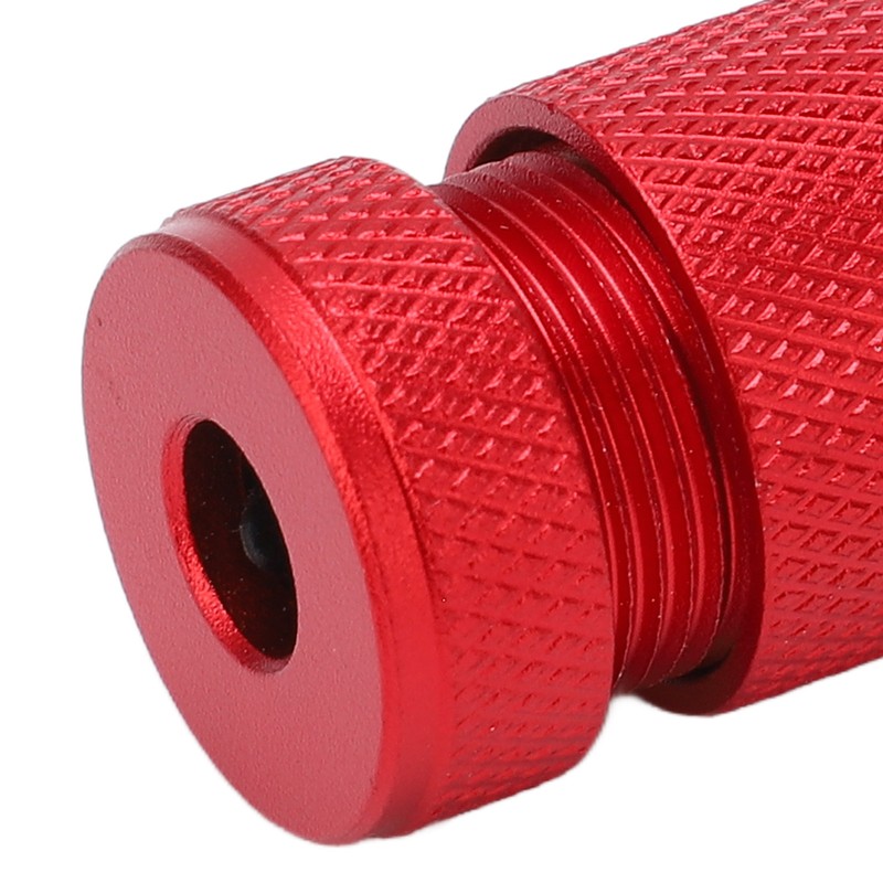 Adjustable Drill Stop Collar Aluminum Alloy Red Anti Slip Nylon