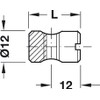 cyclingcolors 4x Cross Nut Bolts M8 x Length 20 mm