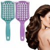 Hair Care Essentials: Unbrash Detangling Brush Set for All Hair Types - 2-Pack