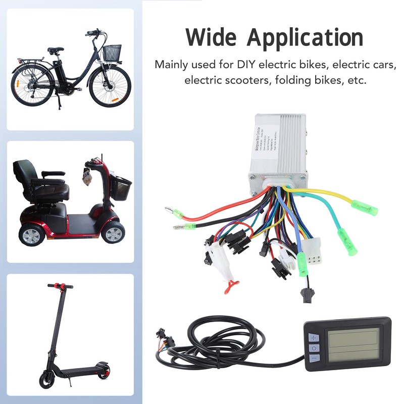 48V 60V 350W Controller Waterproof Electric Bike Controller Kit with
