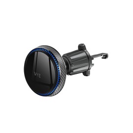 WYE 15W In-Car Wireless Charging Air Vent Holder, Fast Wireless Charging, MagCharge Magnetism, 360° Rotatable, LED Charging Indicator, Fits 6.1-6.9 Inch Devices (Black)