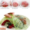 Plastic Bowls Cups Covers, 100 Pieces Plastic Food Cover, Food