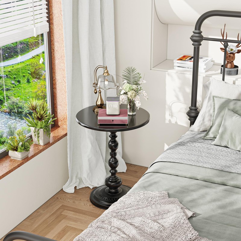 Simple Trending Small Side Table, Round Drink Table End Table,