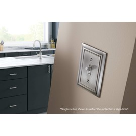 BRAINERD 64234 Architectural Single Duplex Outlet Wall Plate / Switch Plate / Cover