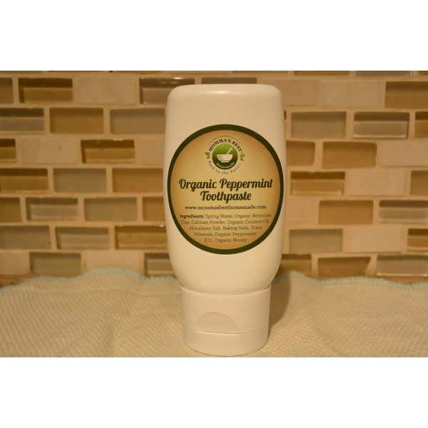 Natural Organic Toothpaste - Remineralize, Whitening, Cavity Protection Fluoride Free