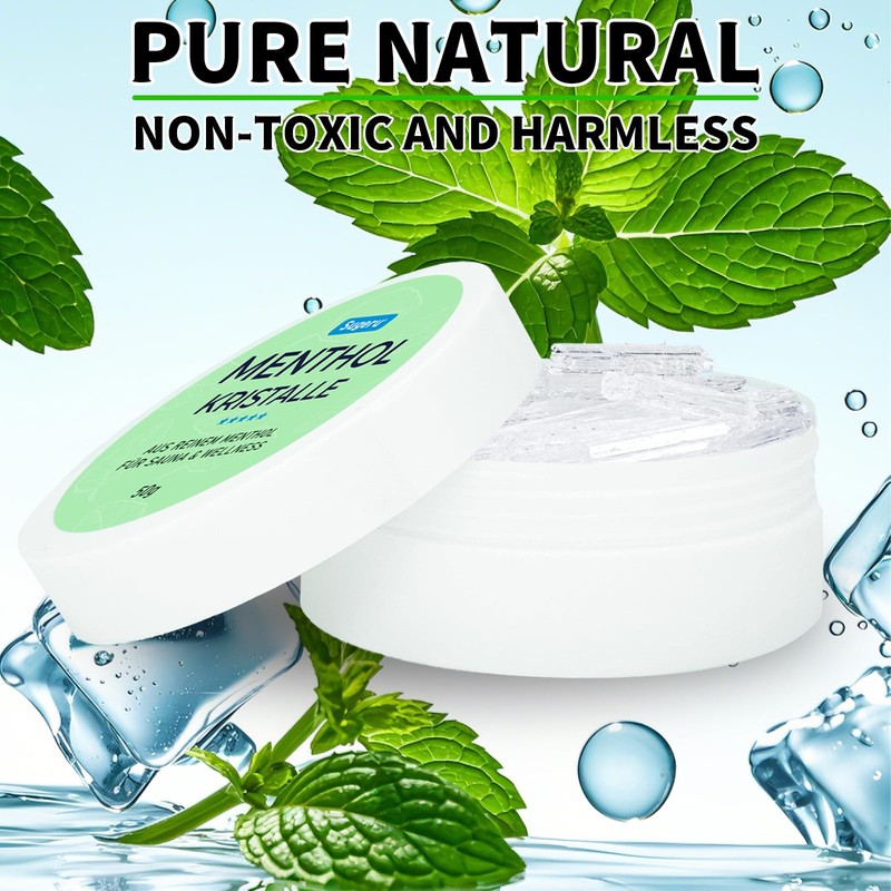 Sugeru Menthol Crystals - Made from Pure Mint - In