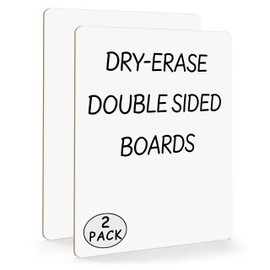 SCRIBBLEDO 2 Pack Small White Board Dry Erase Mini Whiteboard 9x12 Inch Small Dry Erase Board Marker Board Dry Erase Lapboards Handheld Personal White Boards for Students Small Whiteboard