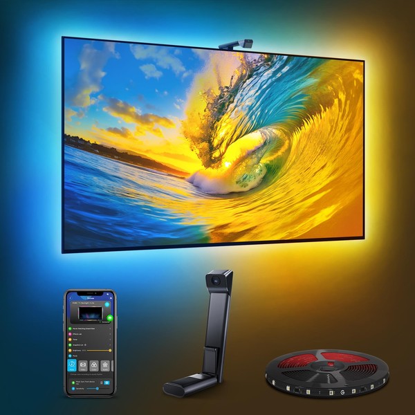 Govee TV Backlight 3 Lite with Fish-Eye Correction Function Sync
