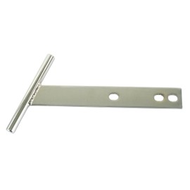 T-Bar Bumper, Chrome, For Beetle 56-67, Pair, Compatible with Dune Buggy