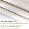 SUPERFINDINGS 6.56FT/2M Faraday Fabric Military Grade Cloth 1.1M/43.3" Wide Blanched