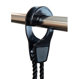 Fastfender – 32 Black - The Original Single Handed Fender Hanger - Made from UV Resistant Plastic - Sold in Pairs