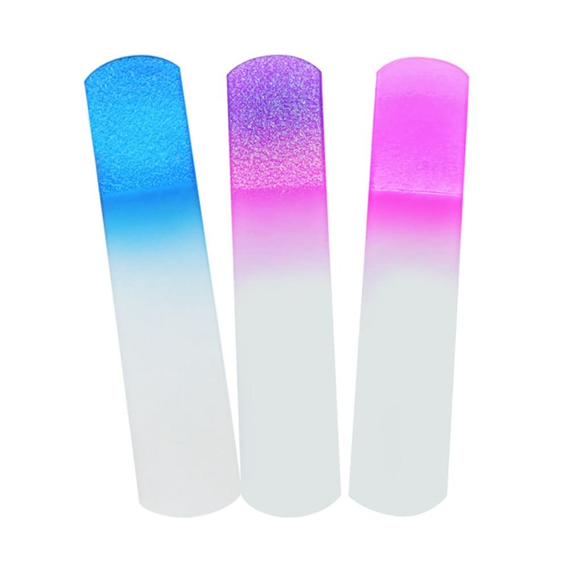 Glass File Handmade Glass Callus File, Corn Remover with Matte