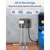 Citelect 3 Outlet Extender Multi Plug Wall Outlets, Surge Protector,