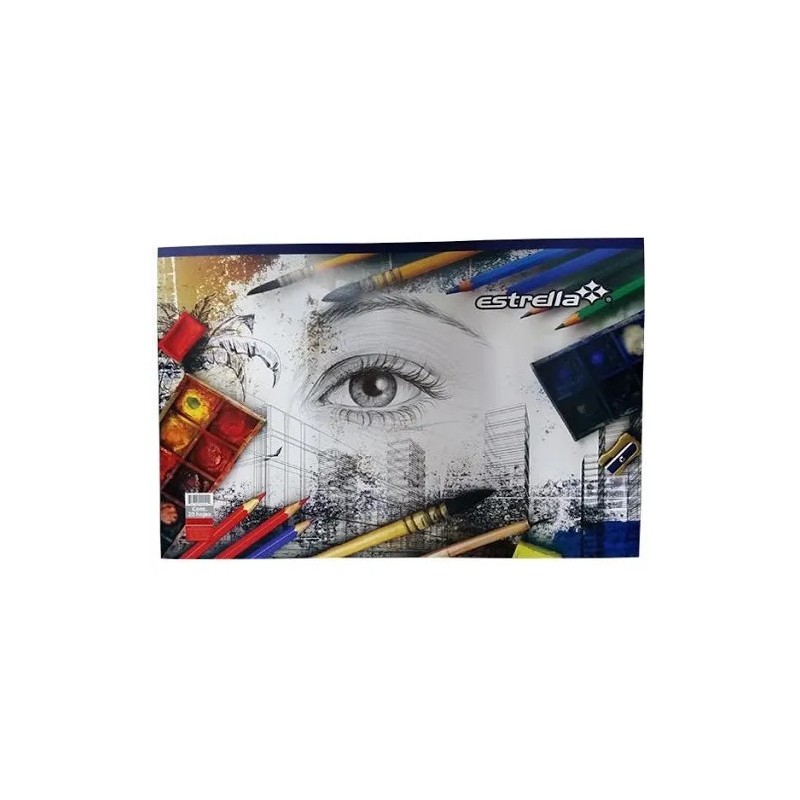Block De Dibujo Estrella Constructivo 33x25 20 Hojas C:20