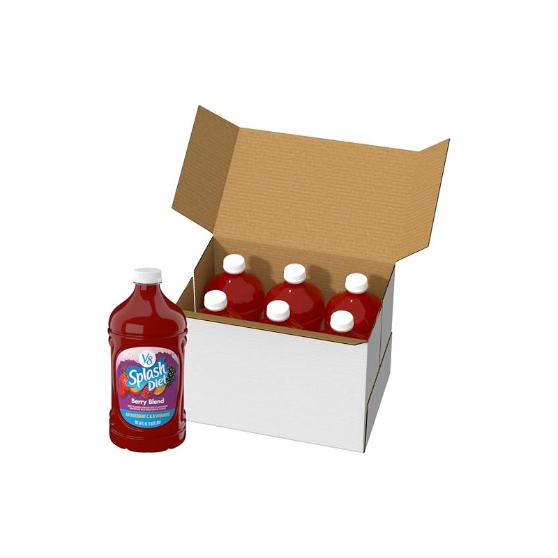 V8 Splash Diet Berry Blend Flavored Beverage, 64 fl oz