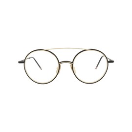 Eyeglasses THOM BROWNE TB 108 A-BLK-GLD Black Iron-12K Gold