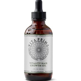 Hair Growth Oil, Natural Hair Growth Serum for Scalp & Head, Rosemary & Sweet Almond Oil, for Men & Women (2fl oz)