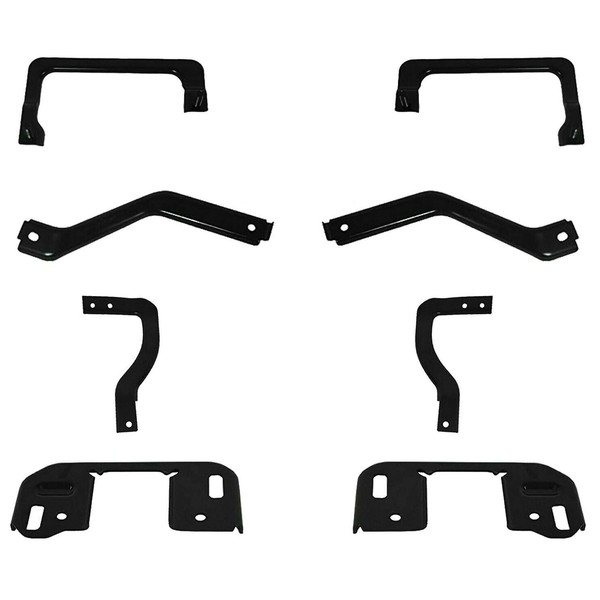 MNMSYH Front Bumper Mounting Brackets Kit Set of 8 Steel