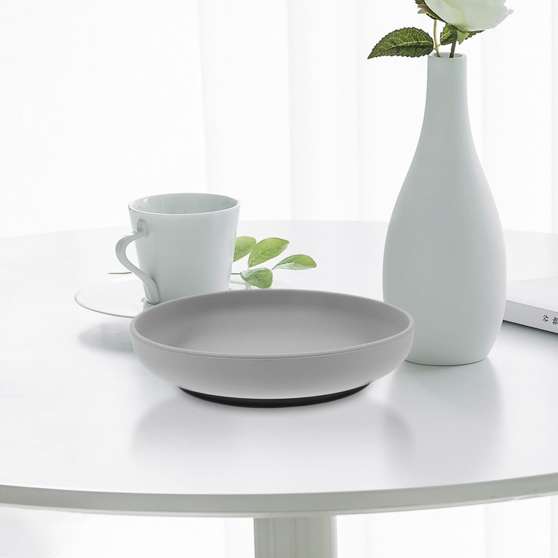 Zerodeko Spill Proof Scoop Plate with Suction Base Adaptive Self-Feeding