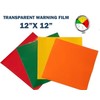 Transparent Warning Film 1 Piece (Yellow)