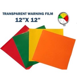 Transparent Warning Film 1 Piece (Yellow)