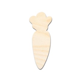 Unfinished Cute Carrot Shape | Easter | DIY Craft Cutout | up to 46" DIY 30" / 3/4"