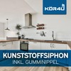 kör4u Plastic Siphon, 1 1/2 Inch x 40/50 mm, Pipe