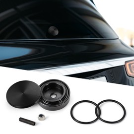 Wuyaoyao Car Wiper Plug, Rear Wiper Plug for Cars, Rear Window Wiper Delete Kit, Windshield Wipers Block off Grommet Cap, Waterproof Wipers Block Off Plug Cap for Civic RSX Integra (Black)