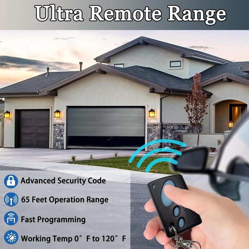 Garage Door Remote Control for TM-305C 315MHz Garage Gate Remote