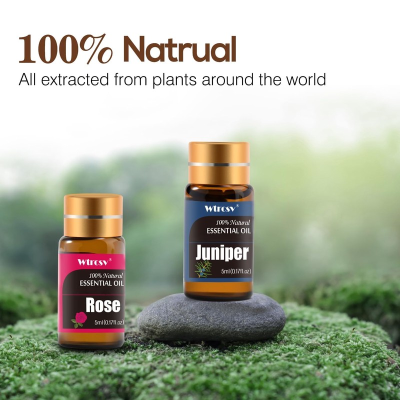 Wtrcsv Essential Oils Gifts Set - 30 Unique Scents -