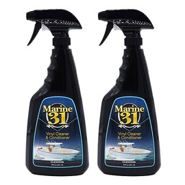 Marine 31 Vinyl Cleaner & Conditioner 2 Pack - 2 20oz Spray Bottles - Marine & Boat, Home & Patio Furniture Vinyl Cleaner & Conditioner