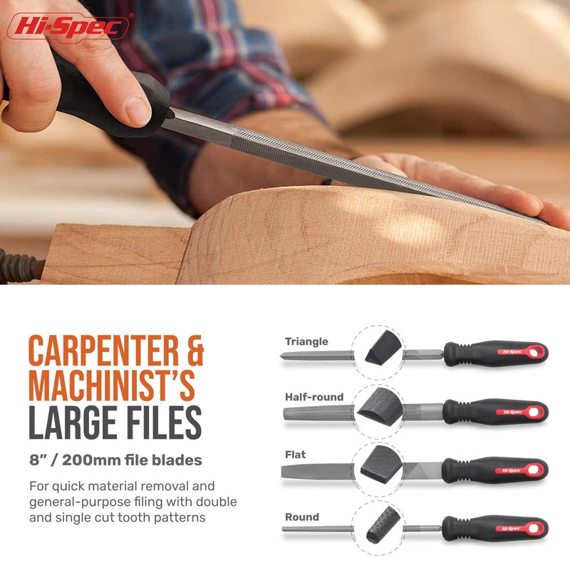 Hi-Spec 17 Piece Metal Hand & Needle File Tool Kit