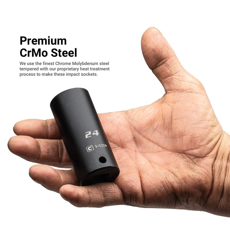 Capri Tools 1/2 in. Drive Deep Impact Socket Set, 10