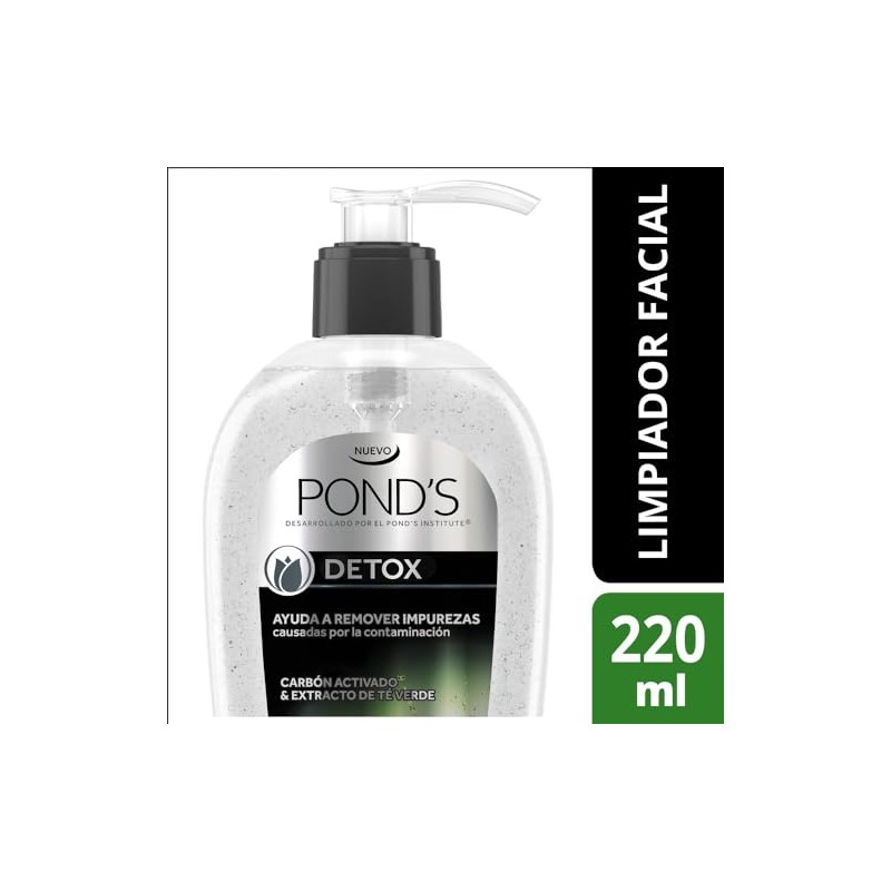 Limpiador Facial Ponds Detox 220 ml