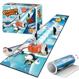 Ybgocot Mini Tabletop Shuffleboard for Kids,Ice Penguin Game,Indoor Table Top Curling Games,Family Board Games