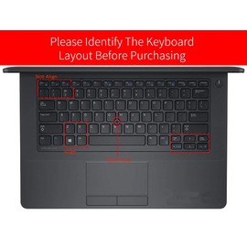 Keyboard Cover Skin for Dell Latitude 5480 5490 7490, Dell 3340 E3340 E7450 E7470 E5450 E5470 E5491 E7480 Laptop Silicone Keyboard Cover Keyboard Protector, Ombre Pink (US Layout, with Pointing)