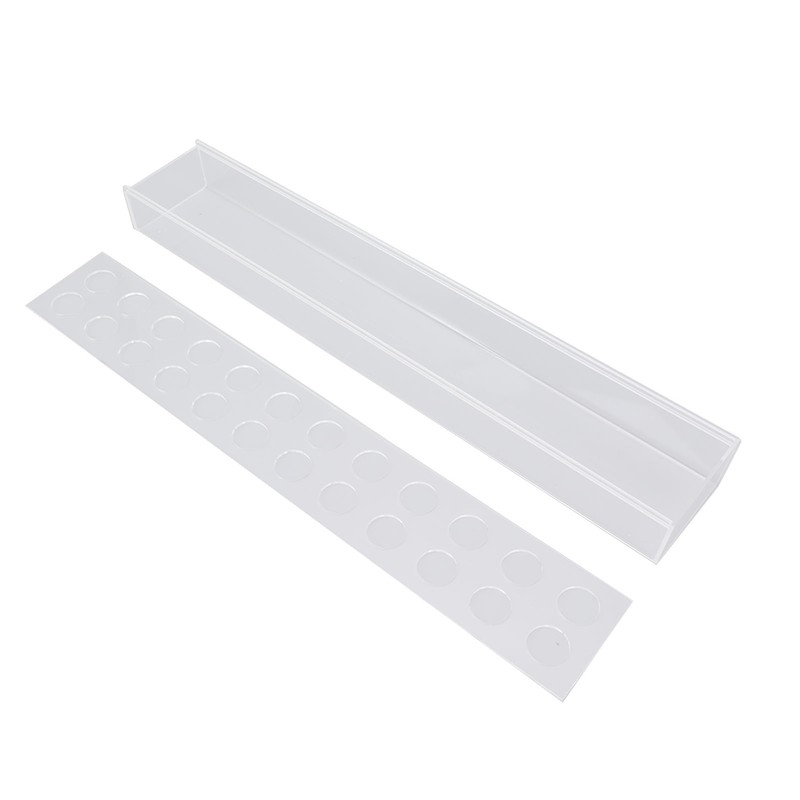Acrylic Flower Vase Clear Rectangular Centerpiece Box Home Decoration for